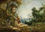 Francois Boucher, Pastorale ou Jeune berger dans un paysage